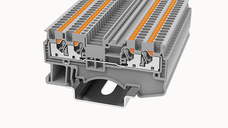Borne Push In 2.5mm 2 es a 2