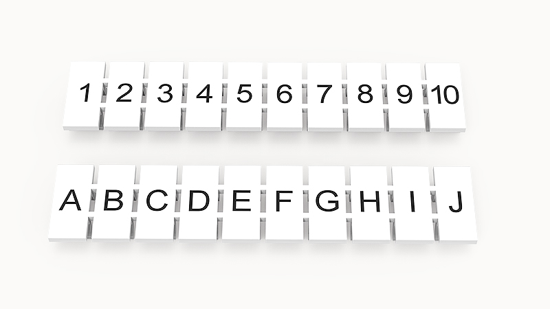 Marca de Borne ZB5 - Degson