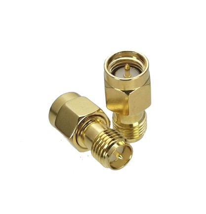 Conector Adaptador SMA Macho a RP-SMA Hembra