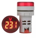Luz Piloto LED Voltimetro 22mm
