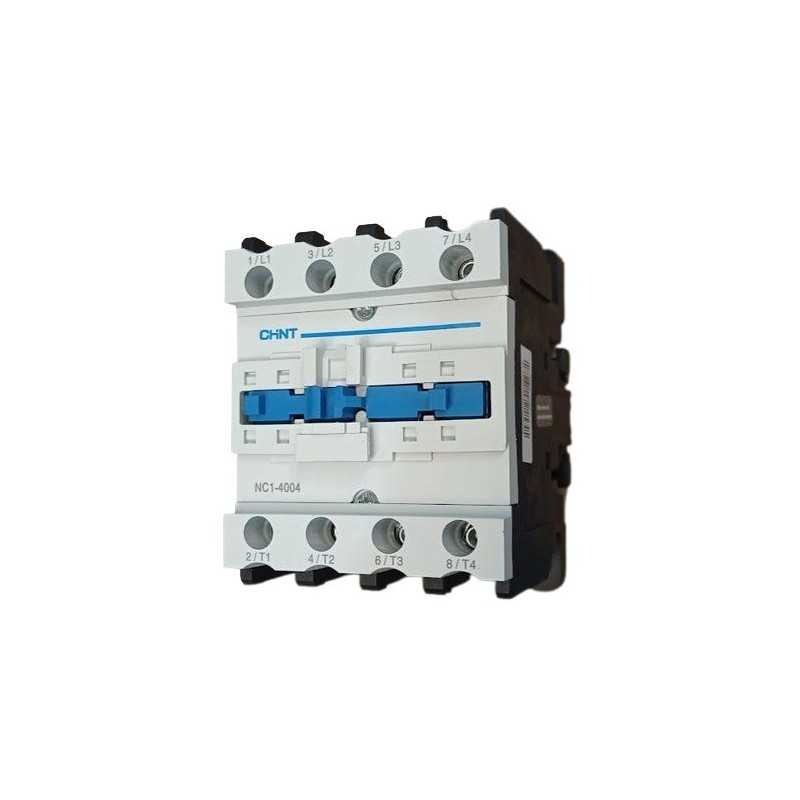 Contactor NC1, 65A 4P; 30KW (AC3/380V) control 220 Vac - Chint - 03010659000CH