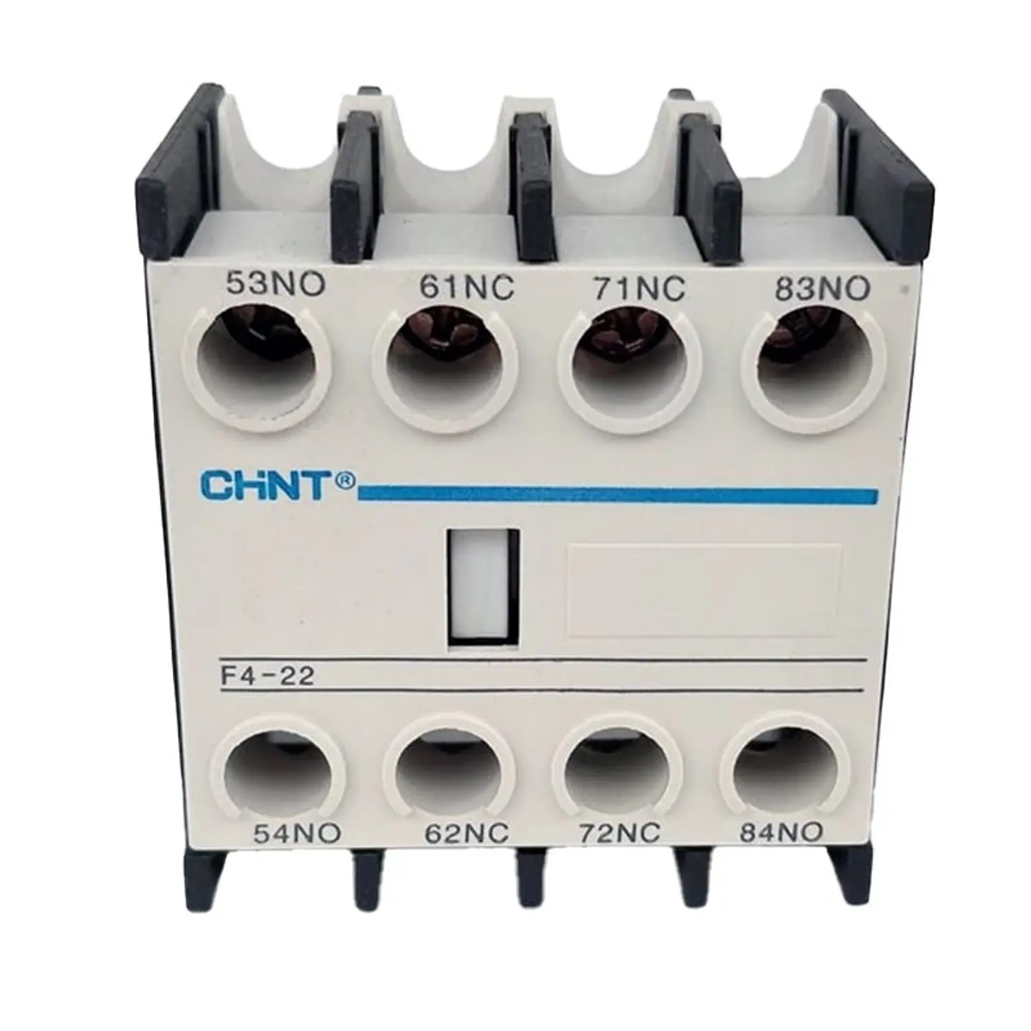 Contacto auxiliar frontal 2NA+2NC p/contactor NC1 y NC2 - Chint - 03060522CH