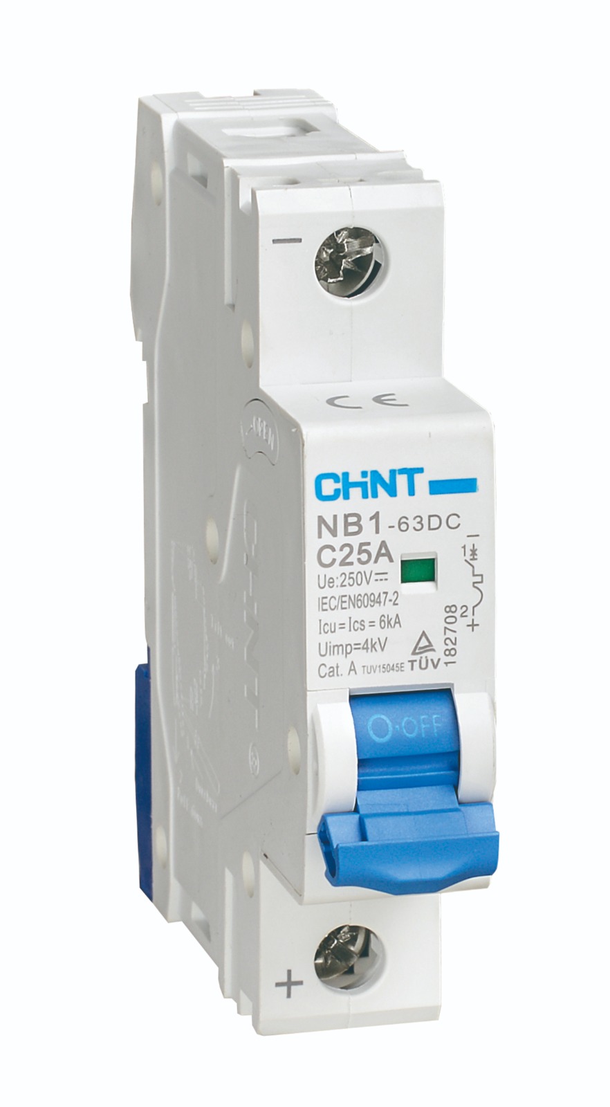 Interruptor DC 1Px32A 250VDC, Curva C - CHINT - 07032132CH